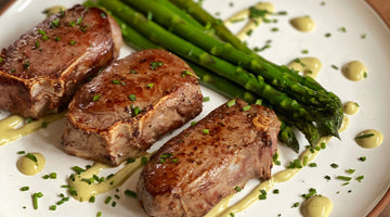 RECIPE: PAN SEARED LOIN CHOPS WITH ANCHOVY SAUCE