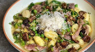 RECIPE: SPRING VENISON FORESHANK AND VEGETABLE BRAISE WITH GNOCCHI